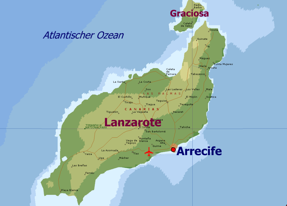 Lanzarote (Canaren) – Insel Graciosa